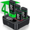 Chargeur pour manette Xbox One avec 4 piles rechargeables USB C Xbox Series X |S, One S/One X/Elite 1500 mAh