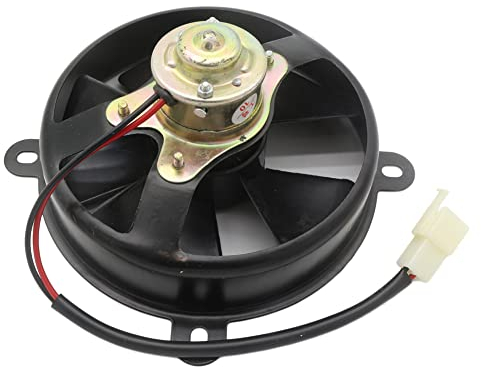 Électrique Ventilateur De Refroidissement Radiateur, 12W 150-250CC Ventilateur De Refroidissement Ventilateur de refroidissement pour VTT de moto pour Quad Dirt Bike Buggy ATV Karting rond/carré