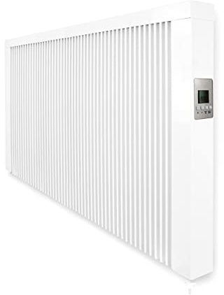 Eco Radiateur - Radiateur à inertie céramique chaleur douce – Chauffage à pierre réfractaire – Radiateur économique à accumulation – Fabriqué en Allemagne (128L x 63H - 2400 Watts)