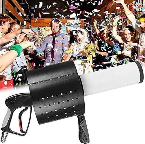 AADECOR Handheld Confetti Cannon Machine 7 Colours CO2 Confetti Blaster Gun Professional Confetti Launcher for Party Wedding Stage Concerts Theatre