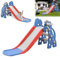 YRHome Toboggan 3 en 1 pour enfant, avec panier de basket, pliable, bec antidérapant, pour jardin, intérieur, extérieur, aire de jeux, adapté pour jeunes enfants, 135 x 55 x 67 cm
