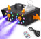 Nebelmaschine, 1500W Nebelmaschine mit Lichteffekt, Dekoration abnehmbar, Aufwärtsnebel, für Halloween, Live-Shows, Partys, Hochzeiten, Konzerte, Weihnachten