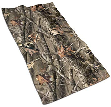 BEntLi Handtücher, Jagd-Herbst-Camouflage-Badetuch, weiche Mikrofaser-Gesichtshandtücher, 40 x 70 cm, für Badezimmer, Fitnessstudio