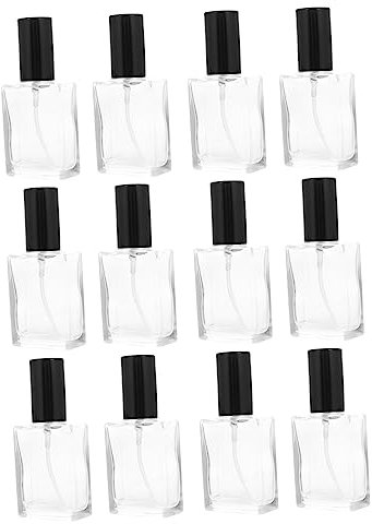 POPETPOP 12 Stück Glas Sprühflaschen 15ml Transparent, Tragbar und Fein