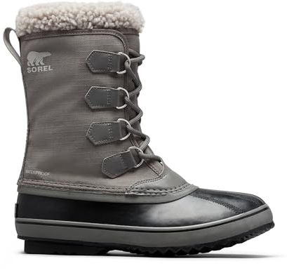 Sorel 1964 Pac Nylon WP, Stivali da Neve Impermeabili, Uomo, Quarry/Dove 2024/2025, 43 EU