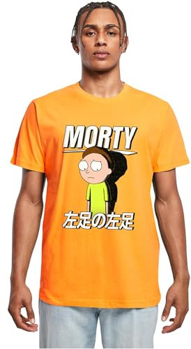 MERCHCODE Herren T-Shirt Rick and Morty Sad Morty Tee, Regular Fit, 100% Cotton, L