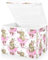 Mnsruu Storage Boxes with Lids, Cute Bunny Ballet Watercolor Large Storage Basket Organizer Shelves Cube Bin Toy Clothes Underbed