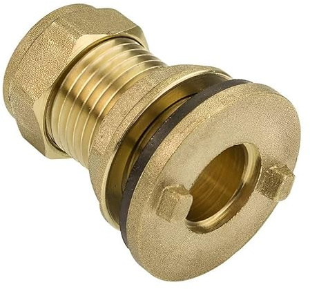 ODSUPPLIES - 15mm Brass Tank Connector - Lug Style - Pack of 2