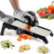 Sonhomay Mandoline Food Slicer Stainless Steel Veggie Julienne Cutter Adjustable Vegetable Cutter Slicer for Vegetables Potatoes Cucumbers