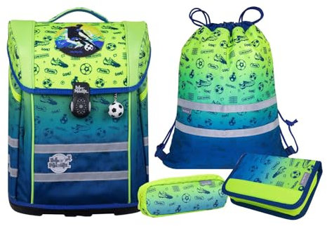 McNeill - Schulranzen-Set, 5tlg. - PERFECTO Kollektion 2025 (FOOTBALL 2T)