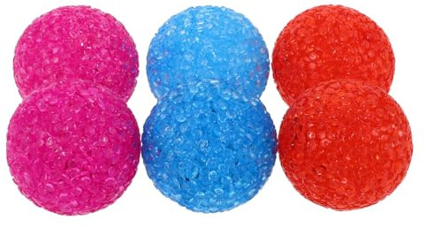 VILLFUL 6er Katzenspielzeugball Katzenball Mit Glocke Interaktives Spielzeug Haustierball Spielzeug Für Katzen Kauspielzeug Plastik