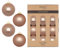 Weihnachtskugeln Glas 8cm 12 Stück - matt & glänzend - Christbaumkugeln Weihnachtsbaumkugeln für Weihnachten - Christbaumschmuck & Weihnachtsbaumschmuck - Golden Sesame