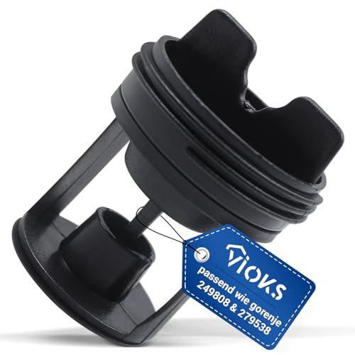 VIOKS Flusensieb Flusensiebeinsatz Ersatz für Gorenje 279538 249808 Siebeinsatz - Waschmaschinen Sieb Filter für Ablaufpumpe - 59 mm Ø Flusensieb Waschmaschine Fusselsieb Waschmaschine