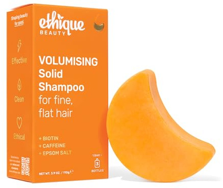 Ethique Volumizing Solid Shampoo Bar with Biotin, 3.88 oz