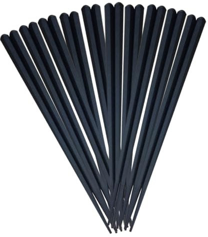 Cabilock 10pares Palillos Hexagonales Estilo Japonés Prácticos Para Sushi De Cubiertos Hogar De Plástico