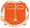 BOOMTOP Apero Geschenk Frau Armband Aperollin Apero Spritz Accessoires Holi Aperoli Karte Armkettchen Orange Apero Deko Sommer Geburtstag Party