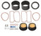 Sumsoctober Oil-Free Silent Air Compressor Repair Kit 750W with Cylinder Sleeve Piston Ring Sealing Rings Valve Plates