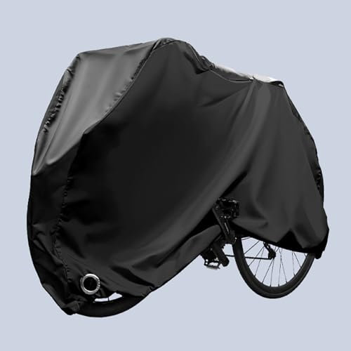 LNZKX Fahrradhaube für Radon Jealous, Sonne Regen Windschutz Atmungsaktiv Mehrere Größen Fahrrad-Regenschutzhaube,AllBlack-L(190 * 65 * 100cm)