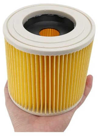 NQBUJEQOD 10X Replacement Air Dust Filters Bags, Compatible For Karcher, Vacuum Cleaners Parts Cartridge HEPA Filter WD2250 WD3.200 MV2 MV3 W.