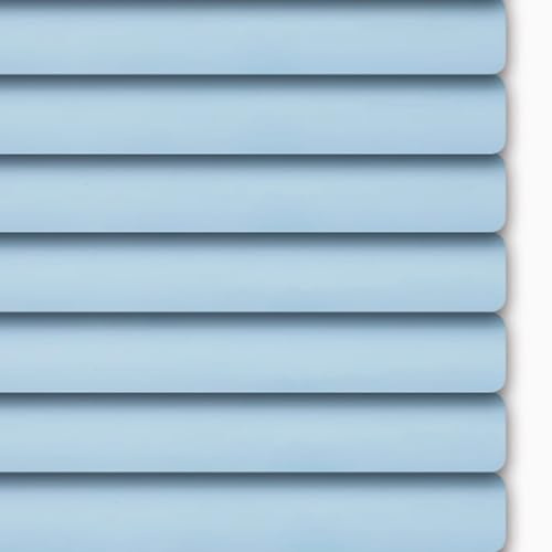 Aluminium Verdunkelungsrollo Jalousie Seitenzugrollo Plissee Schalusie Fenster Jalousien Sonnenschutzrollos Für Haus/küche/büro,Individuell Blau (125×300cm)