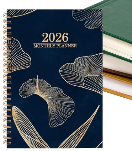 Planer 2026 – große Blöcke, glattes Schreiben, Kalenderbuch 2026, Monatsplaner – für Zuhause, Schule, Büro, Klassenzimmer, Planung, Studium, Arbeit, akademischer Lehrer, Studenten, Weihnachten