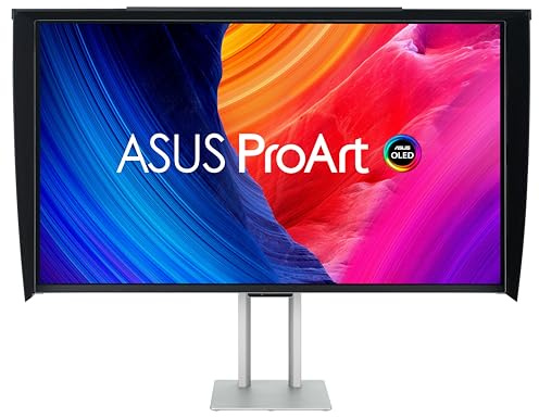 ASUS ProArt PA32UCDMR-K 32 Zoll 4K DCI-P3 OLED Professional Monitor | 100% sRGB, Delta E < 1, Auto-Kalibrierung, Kalibrator Inklusive, Dolby Vision, HLG, 0.1ms, DisplayHDR 400, HDR10