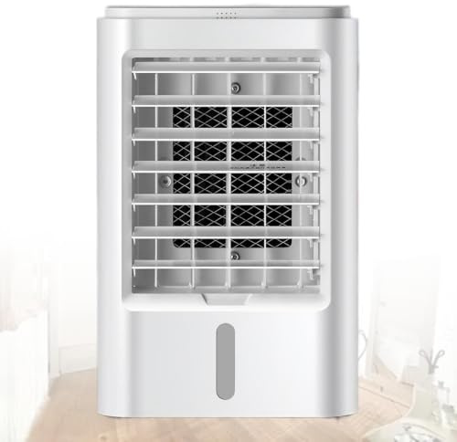 ExoticaBlend Aire Acondicionado Portátil, Miniunidad 4 en 1 con Control Remoto, 3 Velocidades y Temporizador; para Furgonetas Camper y Camiones 12V