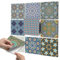Fliesen-Deko Fliesenfolie - CREATISTO Fliesensticker Fliesenaufkleber I Fliesen Sticker Aufkleber Folie Mosaikfliesen Bad u. Küche Fliesen I 20x20 cm - Muster Orientalisches Mosaik - 36 Stück