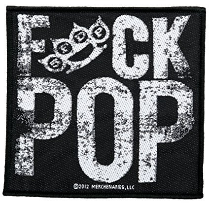 Five Finger Death Punch FUCK POP Aufnäher FFDP Patch Gewebt & Lizenziert !!