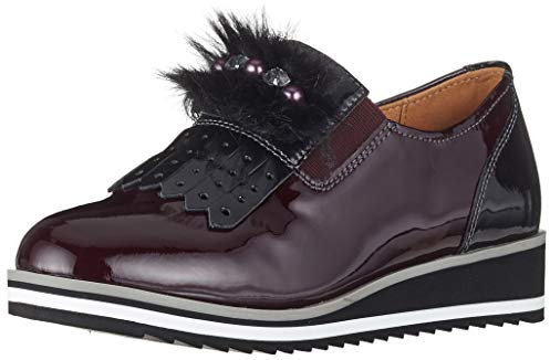 Caprice Damen Jazmyn Slipper, Rot (Bordeaux Comb 551)