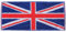 United Kingdom Union-Jack-Barhandtuch für Zuhause oder Kneipe, 100 % Baumwolle, 50 x 23 cm