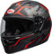 Bell HELMET QUALIFIER STEALTH CAMO MATTE BLACK/RED S