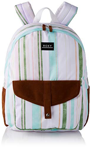 Roxy Damen Carribean Backpack, Bright White KAMUELA Stripe S