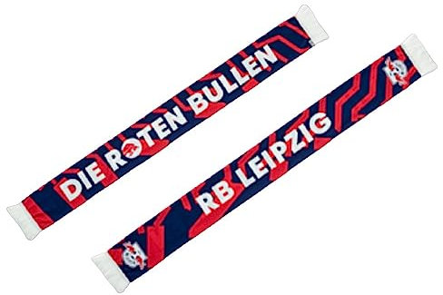 RB Leipzig Strickschal | rot-blau | Fanschal | Schal | RBL - Plus Lesezeichen Wir lieben Fußball