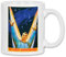 wowshirt Tasse Sowjetunion Vintage Poster Raumfahrt CCCP Astronaut Russland, Farbe:6 White White