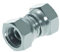 Flowfit Hydraulischer Adapter, BSP-Drehbuchse x BSP-Drehbuchse, 3/8 Zoll x 3/8 Zoll, hydraulische Stahlverschraubung, Stahlkomponente