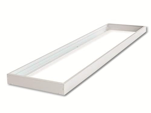 Aufbaurahmen für LED-Panel 1200x300 mm, weiß, Aluminium