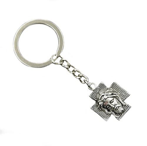 Kreuz mit Jesus Religion Schutzengel Schlüsselanhänger | Glück | Schutz | Gesundheit | Himmel | Gott | Geschenk | Männer | Frauen | Damen | Kinder | Jungen | Mädchen | Spirit | Jesus