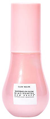 Glow Recipe Niacinamide Dew Drops Gesichtsserum – feuchtigkeitsspendende Hautpflege & beleuchtende Make-up-Grundierung für taufrische Glashaut – Hyaluronsäure-Serum für Gesichtsaufhellung, Aufpolstern