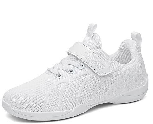 Uhclrr Tanzschuhe Für Damen Jazz Hip Hop Schuhe Latin Dance Sportschuhe Damenschuhe(37 EU, White)