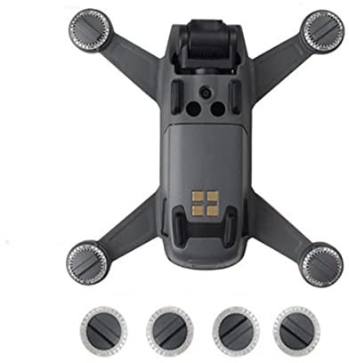 JOYSOG 4 x LED-Lampenabdeckung für DJI Spark Drohne, Schutzhülle, Schwarz, Drohnen-Zubehör, Einsteiger, Manuelle Steuerung