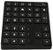 Dioche Procreate-Shortcut-Tastatur - ABS-Zeichnungstastatur Mit 35 Tasten, One Handedomic Drawing für OS X