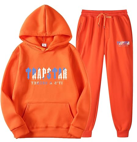 Generisch Trapstar Jogginganzug Herren Cortez Tracksuit Tshirt Tn Trapstar Shooters Anzug Marseille Trainingsanzug Y2K Jogginganzüge Für Männer Zipper Hoodie Y2K Herren Trapstar+Jogginganzug B28,S