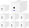 COYICOLI 8 Sacs d'aspirateur de Rechange pour Ecovacs Deebot T30 Pro Omni, T30 Omni/T30/T30 Pro/T30 Max/T30 Plus Omni,3L Pièces de Rechange pour Sacs à Poussière de Grande Capacité Antibactériens