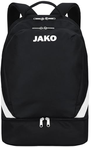 JAKO Rucksack Iconic, Größe:0, Farbe:schwarz
