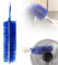 EHOTER Flexible Fan Dusting Brush 2024 Non-Disassembly Fan Cleaning Brush Bendable Fan Cleaner Dust Brush Cobweb Corner Brush Microfiber Duster for Sewer Screen Window Blinds Gaps (Blue)