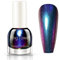 Chameleon Nail Polish - Holographic Nail Polish - Blue to Purple Glitter Nail Varnish Quick Dry - Gradient Color Changing Chrome Nail Polish - Sparkle Breathable Nail Polish No Need Nail Lamp