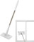 Trapeador pequeño, trapeador estrecho de mano, mopa plana giratoria para limpieza de suelos, trapeador de cambio automático de tela, mopa plana fácil de usar, mopa plana para cocina y baño