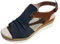 Spritumn-Home Sandales Femme ÉTé Chaussure Talon Compensé Confortables Plateforme Nu-Pieds Bout Ouvert Semelle Epaisse Comfy Semi Trailer Chaussures Ete