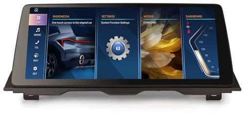 Erisin 12.3 Zoll 8-Kern 8GB+128GB Android 14 Autoradio GPS Navigation für BMW 5er F10 F11 (2013-2016) NBT System Bluetooth 5.1 CarPlay Android Auto WiFi 4G DAB+ USB DSP TPMS Canbus iDrive OEM Radio